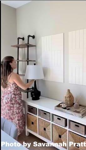 Skiennix Felt Bulletin Board Tiles - Modern Cork Board Alternative | Aesthetic Wall Panels for Home & Office | 12-Pack Beige