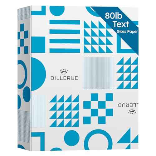 8.5x11 Gloss Digital Paper, Perfect for Color Laser Printing, Design Proposals, Flyers, Brochure, 8.5 x 11¡± Letter Size, 80lb Text (32lb Bond) 96 Bright, Acid Free, Glossy Coated Finish | 500 Sheets