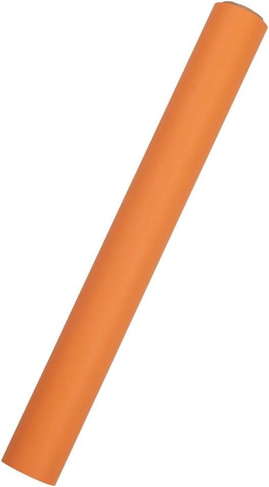 JAM Paper Gift Wrap - Matte Wrapping Paper - 26.3 Sq Ft (17 in x 18 Ft) - Matte Orange - Roll Sold Individually