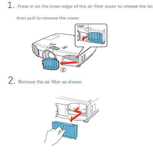 Replacement ELPAF39/V13H134A39 Air Filter for Epson Home Cinema 3200 3800 PowerLite 5020ub 5030ub 5025ub 5020ube 5030ube 5010E 6030ub 6020UB 6010 4030 Projector