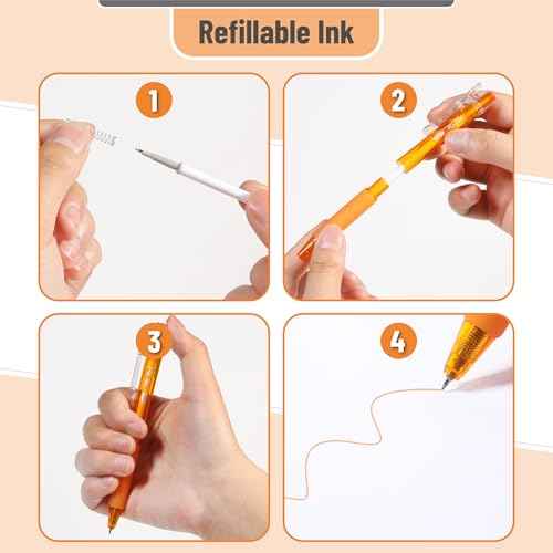 Mr. Pen- Retractable Gel Pens, 10 Pack, Candy Colors, Fast Dry, Gel Pens Fine Point 0.5mm, Retractable Pen, Cute Pen