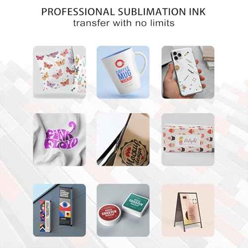SG400 SG800 Sublimation Ink Cartridge for Sawgrass Virtuoso SG400 SG800 Printers (Black, Cyan, Magenta, Yellow)