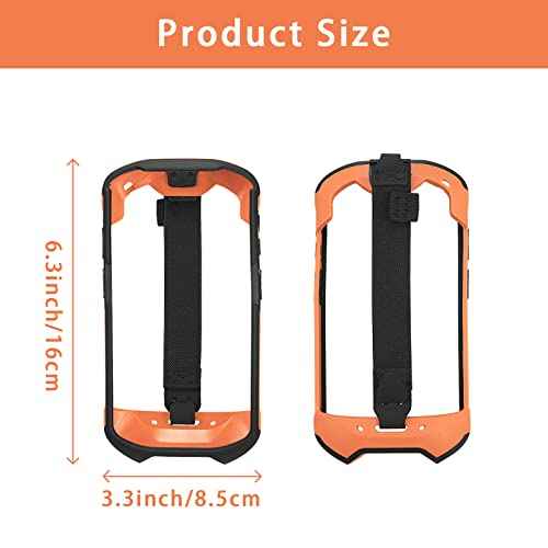 IYOUBOL Protective Cover Bumper Case Rugged Boot with Hand Strap for Zebra TC51 TC510K TC52 TC56 TC57 Orange