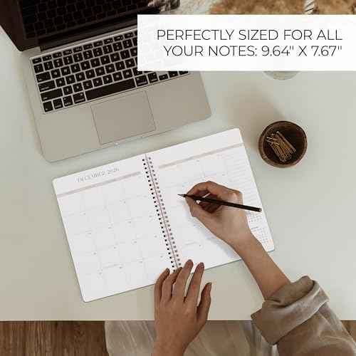 Beautiful 2025-2026 Monthly Planner and Calendar Book - Aesthetic To Do List Notebook For Women to Easily Organize Your Tasks and Boost Productivity - Runs From April 2025 Until December 2026