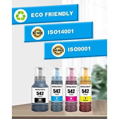 Compatible 542 Ink Replacement for 542 T542 Work for ET-5800 ET-5170 ET-5850 ET-5880 ET-16600 ET-16650 ST-C8000 Printer