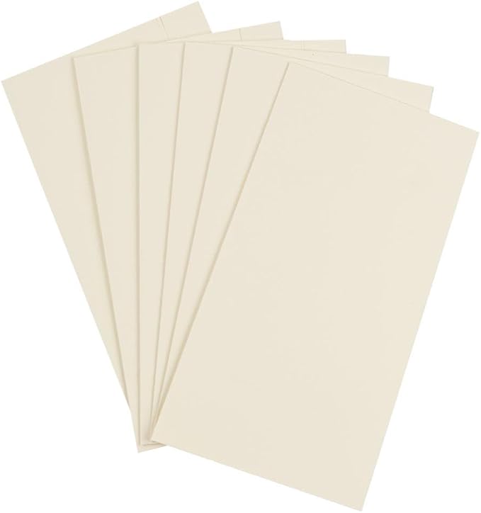 JAM Paper Gift Wrap - Matte Wrapping Paper Sheets - 30" x 20" Per Sheet (25 Sq Ft Total) - Matte Ivory - 6 Sheets/Pack