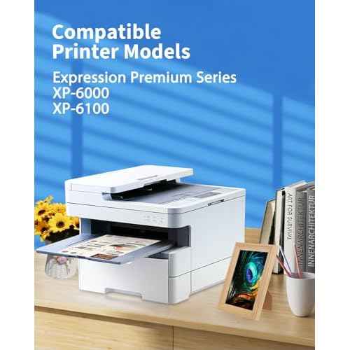 Compatible for 302 302XL Ink Cartridges Remanufactured Replacement for Epson 302XL 302 XL T302XL Ink Cartridges for Expression Premium XP-6100 Expression Premium XP-6000