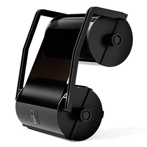 T310-BT Premium Resin Enhanced Wax Ribbon, 1Roll (4.33" x 984') 110mm x 300m Black, Only Compatible with Models T310-BT Desktop Thermal Transfer Printer