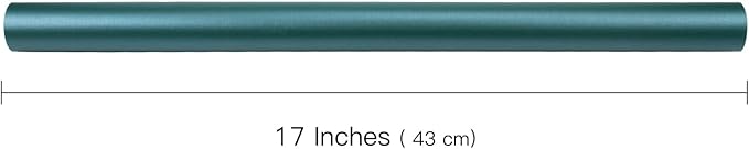 RUSPEPA Green Matte Wrapping Paper - Mini Roll - Solid Color Pearly Lustre Paper Perfect for Wedding, Birthday, Christmas, Baby Shower - 17 Inches X 16.5 Feet