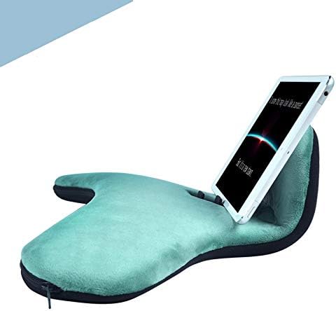 OKATOPGEAKO Phone Wrist Support/Soft Pillow Stand/2021 New Multi-Angle Tablet Stand/Phone Holder/Pillow Lap Pad Stand,for Ipad,Phones,Tablets, Ereaders,Books(Malachite-Green)
