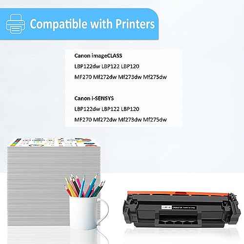 071H CRG071H CRG-071H Toner Cartridge Compatible for Canon imageCLASS LBP122dw LBP122 MF272dw MF273dw MF275dw LBP120 MF270 Printers High-yields 2500 Pages ( 071H x 1)