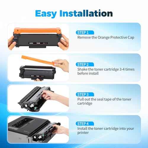 Compatible TN450 TN420 Toner Cartridge Replacement for Brother TN450 TN-450 TN420 TN-420 Compatible with HL-2270DW HL-2280DW HL-2230 MFC-7360N MFC-7860DW DCP-7065DN Intellifax 2840 2940 Printer