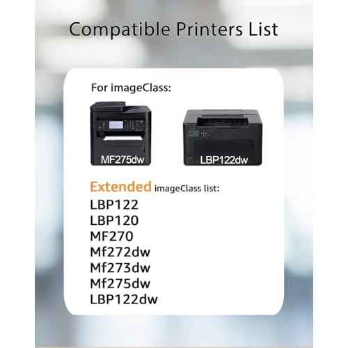 greencycle 071H Toner Cartridge Compatible Replacement for Canon CRG 071H CRG-071H Black Toner Cartridge LBP122dw LBP122 LBP120 MF270 Mf272dw Mf273dw Mf275dw(1Pk,with chip)
