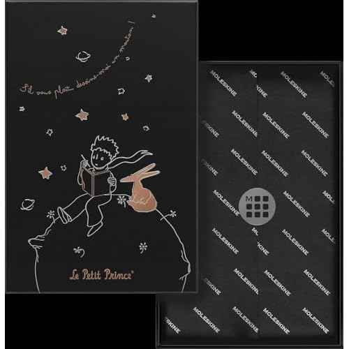 Moleskine Limited Edition Le Petit Prince Notebook, Large, Ruled, Black, Hard Cover (5 x 8.5)