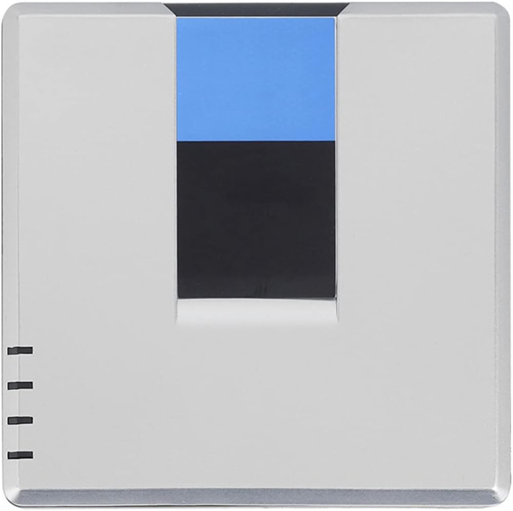 VoIP Gateway by Unlocked - Internet Phone Adapter with 2 Ports & Network Cable | SIP V2 Protocol Support