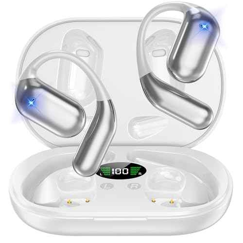 AI Translation Earbuds Real Time, 144 Languages Translator No Subscription Required, Audifonos Traductores Ingl?s Espa?ol, Wireless Bluetooth Earphones for Travel, Business Meeting, Learning, White