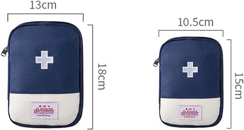 JJLFresheners Mini First Aid Pouch - 4Pcs Portable Emergency Medical Storage Organizer (Small)