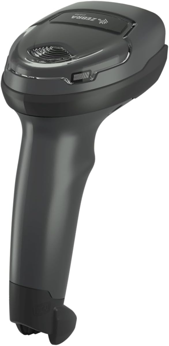 Zebra DS4608 Barcode Scanner - 1D/2D Imager, Handheld, USB, Multi-Interface, Standard Range, Black