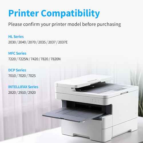EASY PRINT EASY PRINT Compatible Toner Cartridge Replacement for TN-350 TN350 TN 350 Compatible with Intellifax 2820 Intellifax 2920 HL-2070N HL-2040 DCP-7020 MFC-7820n (Black, 2 Pack)