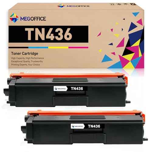 Compatible Toner Cartridge Replacement for Brother TN436 TN436BK TN 436 TN433 TN433BK TN431 for Brother MFC-L8905CDW MFC-L8900CDW HL-L8360CDW HL-L8260CDW MFC-L8610CDW (Black, 2Pack)