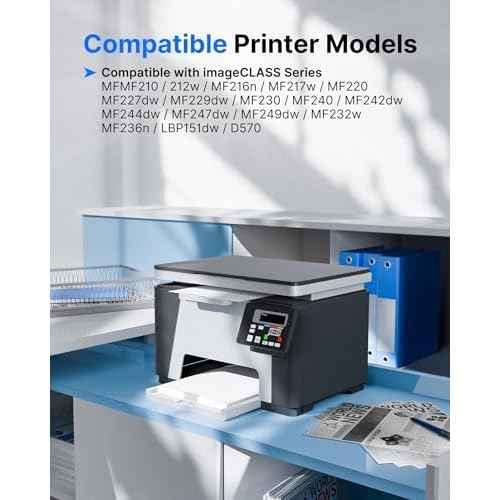 GPC Image Compatible 137 Toner Cartridges Replacement for Canon 137 Black Toner Cartridge 137 CRG137 to Use with Imageclass D570 MF230 MF232w MF240 MF242dw MF216n MF236n (2 Pack, 137 Black Toner)