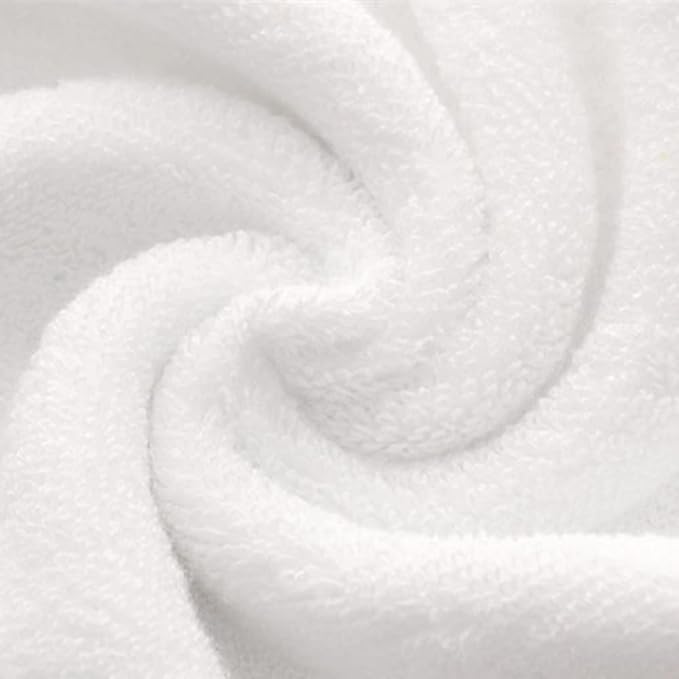 LRUUIDDE Bathroom Hand Towels 2 Set,Cotton Hand Towel for Bath, Hand, Face, Kitchen, Super Soft, Highly Absorbent, Machine Washable, Size 14" x 30" (White)
