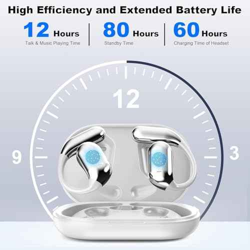 AI Translation Earbuds Real Time, 144 Languages Translator No Subscription Required, Audifonos Traductores Ingl?s Espa?ol, Wireless Bluetooth Earphones for Travel, Business Meeting, Learning, White