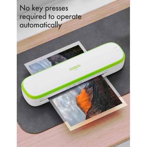Laminator Machine, 9inch Silent Thermal Laminator with Complete Set for Home Office School