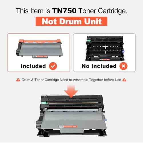 v4ink Compatible Toner Cartridge Replacement for Brother TN-750 TN750 TN-720 High Yield Toner Black for Brother hl-5470dw hl-6180dw HL-5450dn dcp-8110dn mfc-8710dw mfc-8950dw Printer, 1 Pack