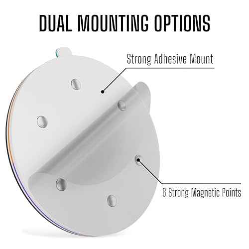 Office Door Signs - Rotating Status Door Sign - Do not Disturb, Out of Office, In a Meeting, Back Soon, Working Remotely, Welcome Come In - Dual Mounted Fit For Door, Wall or Window