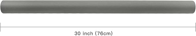 RUSPEPA 30"x 393"(32.8') Dark Gray Kraft Wrapping Paper Large Jumbo Roll, Recyclable Gray Gift Wrap Paper for Birthday Gift Wrapping, Table Covering, Art & Craft Supplies, Bouquet Flower, 80GSM