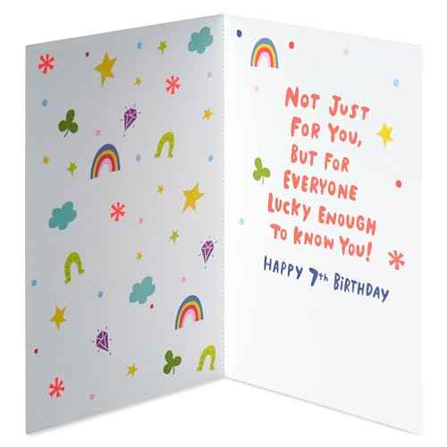 American Greetings 7th Birthday Card (Lucky to Know You)