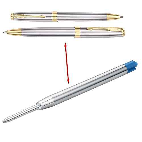 Pack of 10 Replaceable Ballpoint Pen Refills, G2 Gel Ink Refills,1mm Medium Point,Twist Pen Refill,Ball Point Pen Refills,Ink Refills for Pens,Black Ink Refills