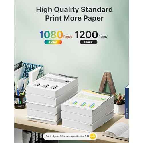 SHEENGO 1200XL Ink Cartridges Compatible Replacement for Canon Maxify 1200 Ink PGI-1200 XL Work with Mb2720 Mb2320 Mb2020 Mb2120 Mb2350 Printer (Black, Cyan, Magenta, Yellow, 4 Pack)