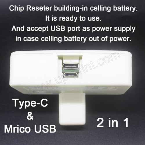 UPink 04D1 Maintenance Box chip Resetter Compatible for ET-2980 ET-3700 ET-3710 ET-3750 ET-3830 ET-3850 ET-4700 M1170 M2170 ST-C4100 ST-M1000 XP-5100 XP-5200 WF-2860 WF-2960 L14150 L11050