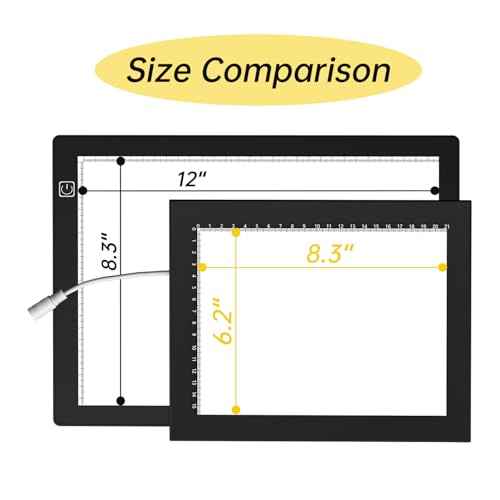 Magnetic Slide Viewer 8¡±x6¡± Light 5600K Ultra-Thin 10 Levels Adjustable Brightness Backlight for Slides and 35mm Film Negative Scanning