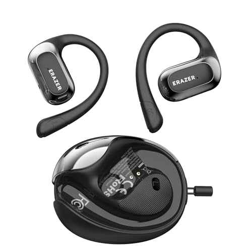 ERAZER X5 AI Language Translation Earbuds Real Time 135 Language Translator Earbuds 4-in-1 Translation Headphones Translating Device Fit iOS & Android Open Ear Ear buds for Travel Business Learning