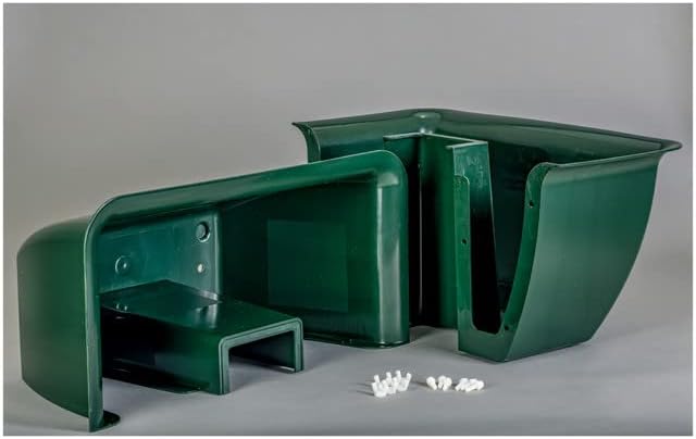 SnapPot® Mailbox Planter Wrap – 24 Inch Resin Planter for 4x4 and 6x6 Posts, Extra Large 16+ Gallon