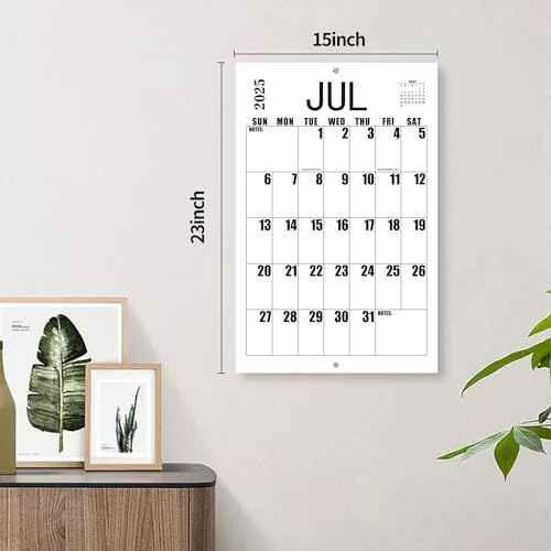 Large Wall Calendar 2025-2026, Big Grid Jumbo Calendar 23 x 15 Inches Runs From Now to Dec 2026, Large Print Wall Calendar Perfect for Planning, Organizing, and Scheduling Your Life