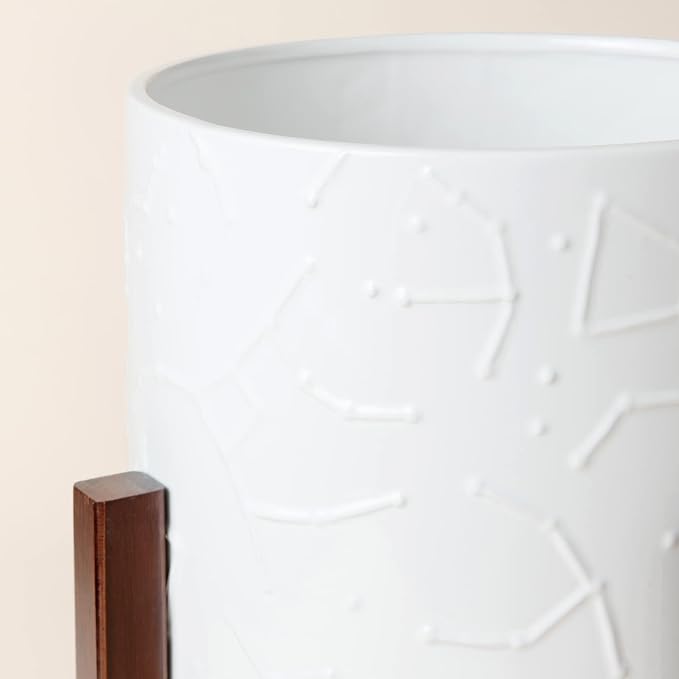 LA JOLIE MUSE Plant-Pots Flower Pots,10 Inch Plant Pot Ceramic Planter with Stand Planters for Indoor Plants