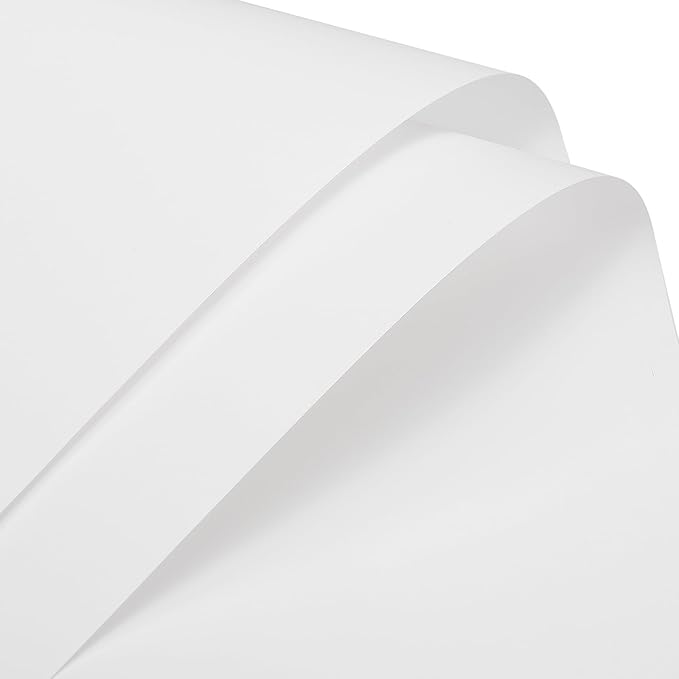 MECCANIXITY 20 Pcs Flower Wrapping Paper 22.8x22.8 Inch Waterproof Florists Wrapping Paper for Florist Bouquet Supplies, DIY Crafts, Gift/Gift Box Packaging White