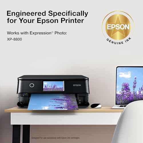 Epson 340 Claria Photo HD Ink High Capacity Cyan Cartridge (T340XL220-S) Works with Expression Photo XP-8800
