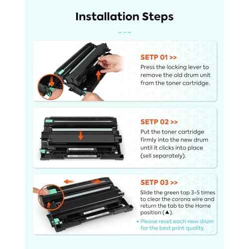 TESEN DR730 DR760 Compatible Drum Unit Replacement for Brother DR730 DR760 for HL-L2325DW HL-L2350DW HL-L2370DW HL-L2390DW HL-L2395DW MFC-L2690DW MFC-L2717DW MFC-L2750DW Printer ( Not Include Toner)