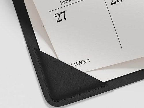 Jotsome Desk Calendar 2026-2027 | Large 22x17 Inch Desk Pad for Easy Organization - Black