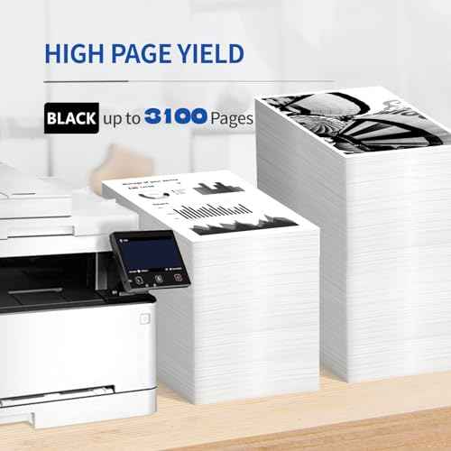 INKCLOUD 054H Black Toner 2-Pack with Chip Compatible Canon 054H 054 Black Toner Work with Canon Color ImageClass MF644Cdw MF642Cdw LBP622Cdw MF642c MF641cw Printer (Black, 2-Pack)