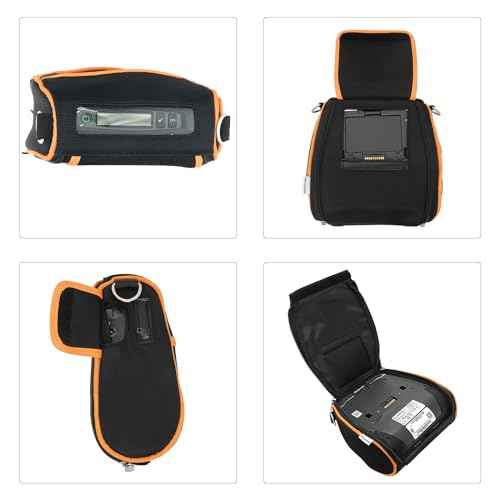 Carrying Case for Zebra ZQ520 ZQ521 Printer, Shoulder Belt Holster for ZQ520 ZQ521 Label Printer Orange, Universal, BZZQ520H1-O