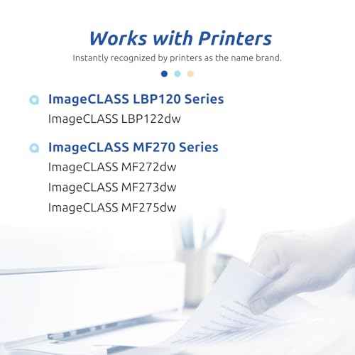 INK E-SALE 071 Toner Cartridge Replacement for Canon 071 071H for Canon imageCLASS LBP122dw MF273dw MF275dw MF272dw LBP120 MF270 Printer (Black,1-Pack)