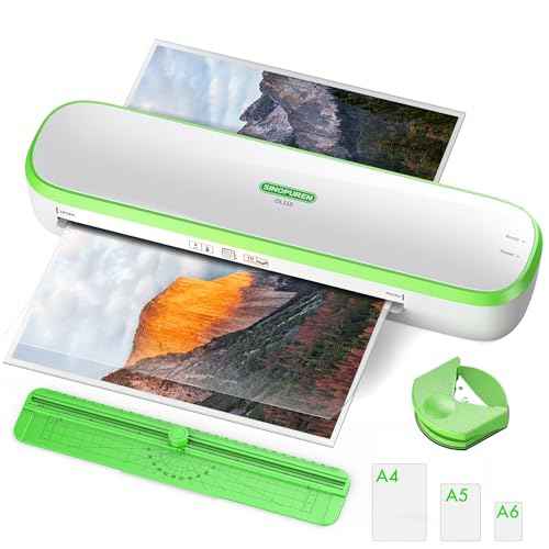 Laminator Machine, 9inch Silent Thermal Laminator with Complete Set for Home Office School