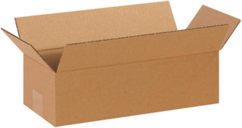 Secure Seal | 25-Pack Corrugated Cardboard Shipping Boxes - 14x6x4 Inches for Moving & Mailing