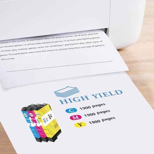 Weemay 802XL Ink Cartridges Remanufactured for Epson 802XL Ink Cartridges Combo Pack T802XL T802 XL Works with Epson Workforce WF-4734 EC-4020 WF-4730 WF-4740 (Cyan, Magenta, Yellow)